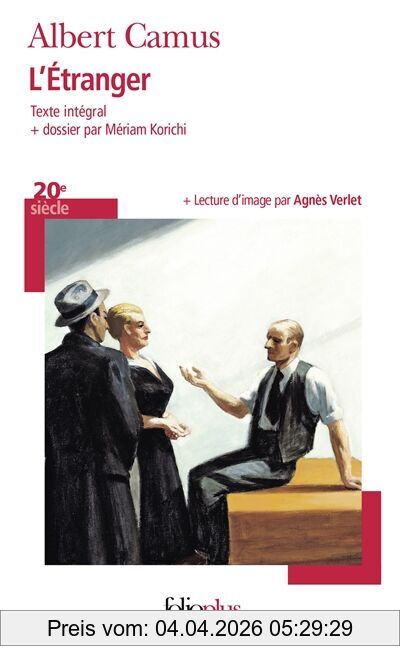 Éditions Gallimard L ÉTranger Texte IntÉGral + Dossier) Buch Französisch Taschenbuch 205 Seiten
