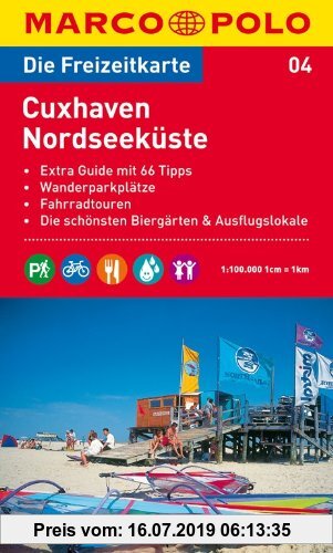 Gebr. - MARCO POLO Freizeitkarte Cuxhaven, Nordseeküste 1:100.000