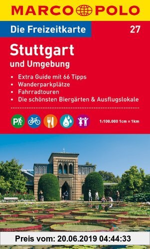 Gebr. - MARCO POLO Freizeitkarte Stuttgart und Umgebung 1:100.000