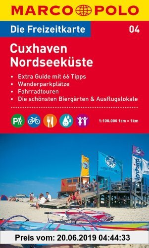 Gebr. - MARCO POLO Freizeitkarte Cuxhaven, Nordseeküste 1:100.000