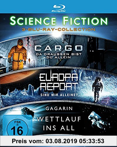 Gebr. - Sci-Fi-Box (3 Blu-ray-Collection) Cargo - Da draußen bist du allein / Gagarin - Wettlauf ins All / Europa Report [Blu-ray]