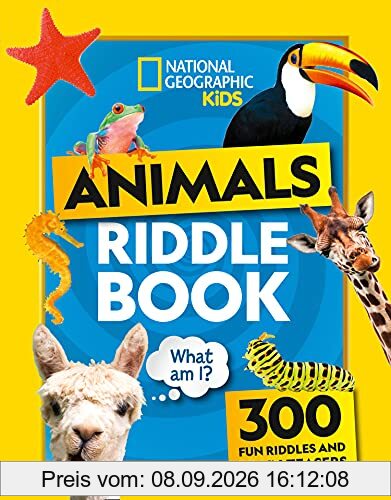 Animal Riddles Book: 300 fun riddles and brain-teasers (National Geographic Kids)