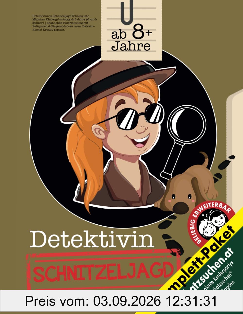 Detektivinnen Schnitzeljagd Schatzsuche Mädchen Kindergeburtstag ab 8 Jahre (Grundschüler): Detektiv Spiel - Fallermittlung mit Fußspuren & ... Kreativ geplant. (Bravo Schatzsuche)