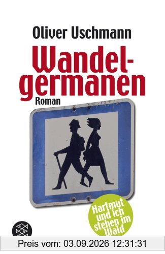 Wandelgermanen: Hartmut und ich stehen im Wald