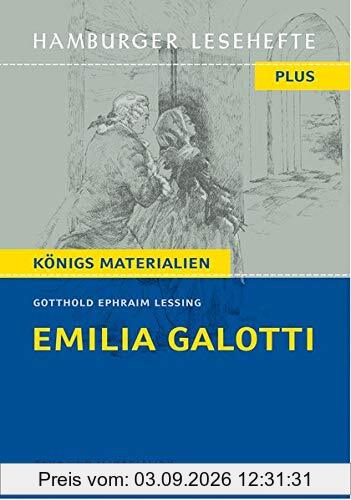 Emilia Galotti: Ein Trauerspiel in fünf Aufzügen (Hamburger Lesehefte PLUS)