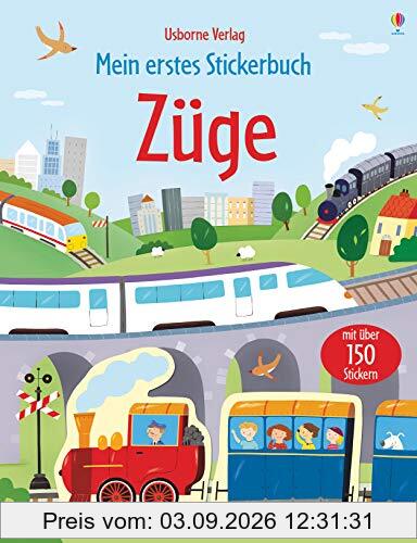 Mein erstes Stickerbuch: Züge