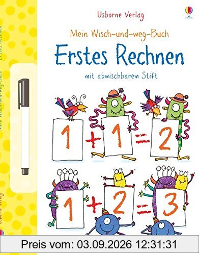Mein Wisch-und-weg-Buch: Erstes Rechnen: mit abwischbarem Stift