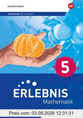Erlebnis Mathematik - Ausgabe 2023 für Berlin, Brandenburg, Hessen: Arbeitsheft 5 mit interaktiven Übungen