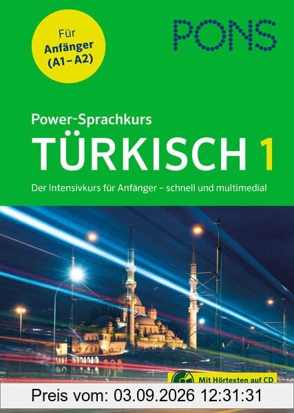 PONS Power-Sprachkurs Türkisch 1: Der Intensivkurs mit Buch, CD und Online-Tests