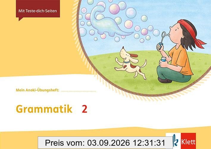 Grammatik 2: Übungsheft Klasse 2 (Mein Anoki-Übungsheft)