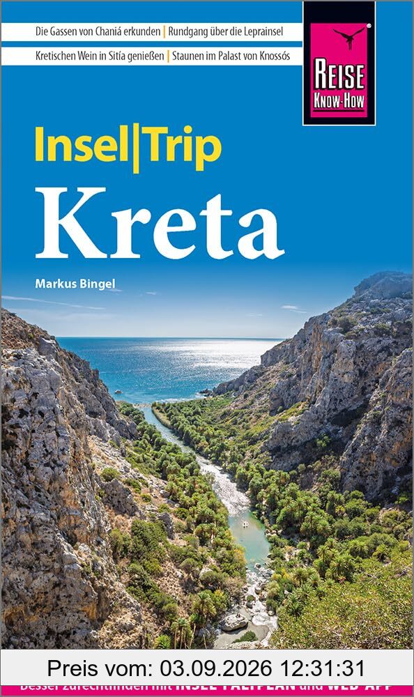 Reise Know-How InselTrip Kreta: Reiseführer Kreta mit Insel-Faltplan und kostenloser Web-App