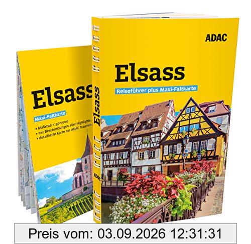 ADAC Reiseführer plus Elsass: mit Maxi-Faltkarte zum Herausnehmen