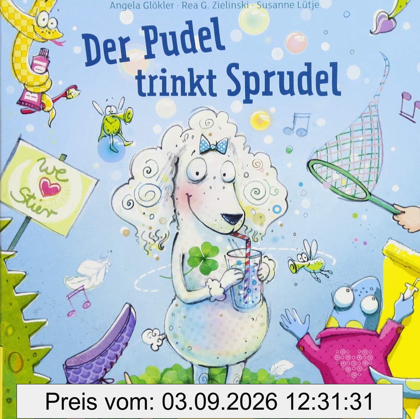 Der Pudel trinkt Sprudel