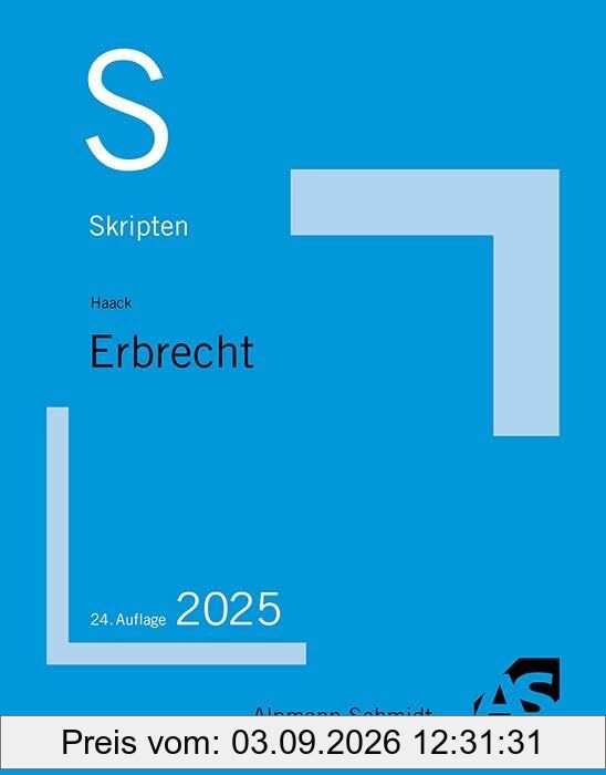 Skript Erbrecht (Skripten Zivilrecht)