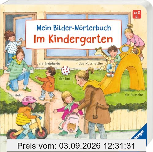 Mein Bilder-Wörterbuch: Im Kindergarten