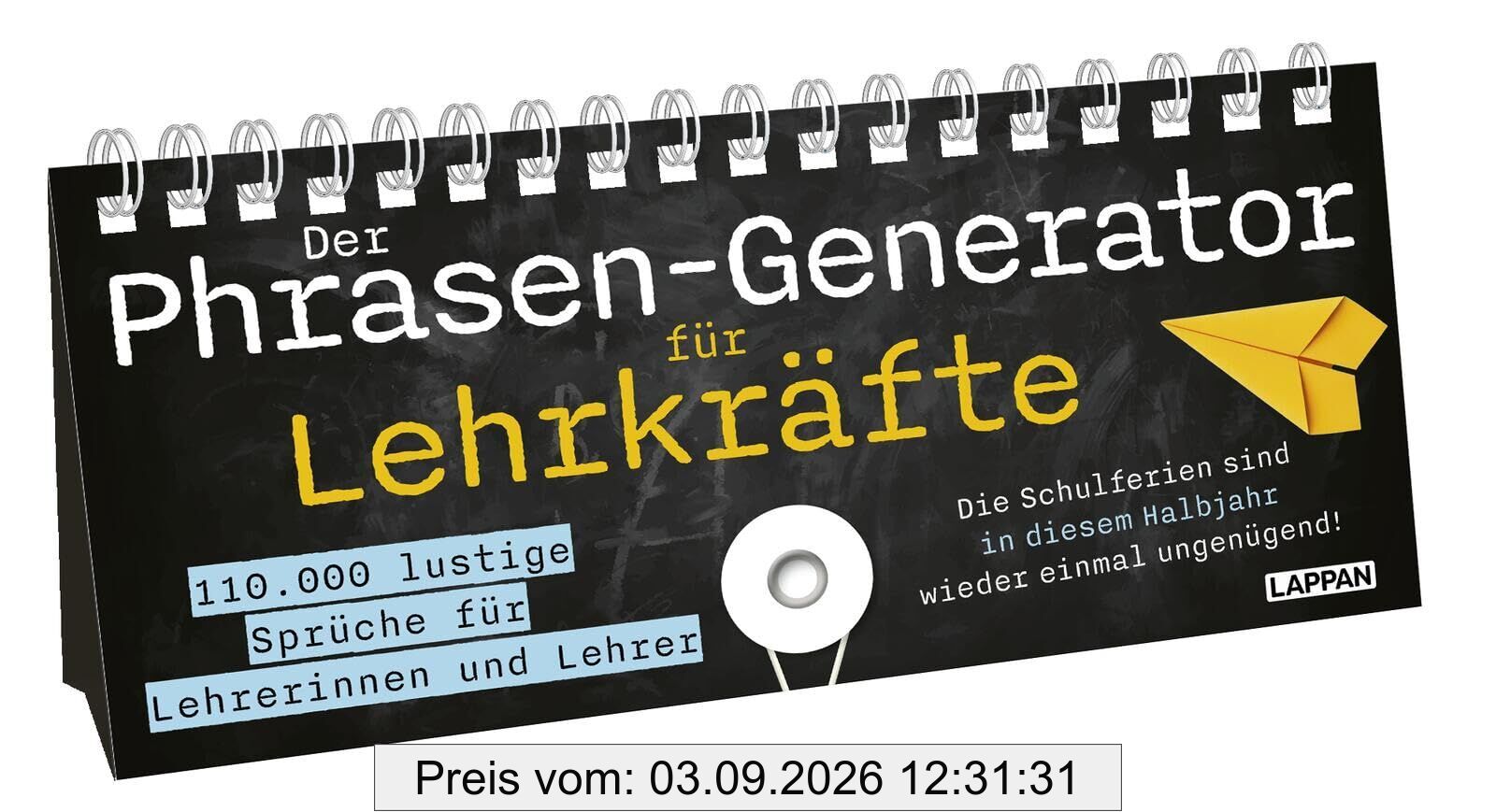 Der Phrasen-Generator für Lehrkräfte