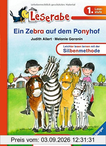 Leserabe mit Mildenberger Silbenmethode: Ein Zebra auf dem Ponyhof