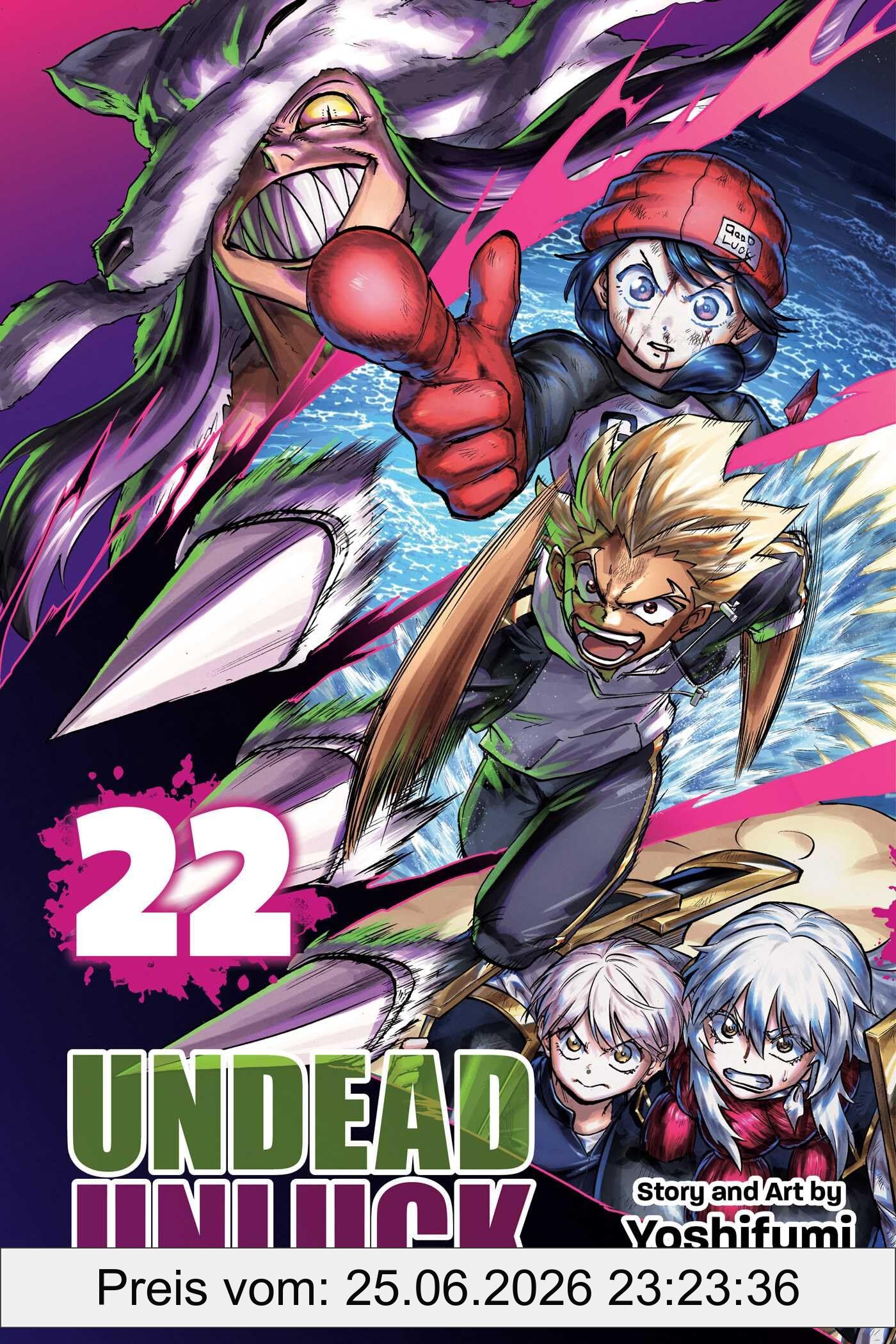 Yoshifumi Tozuka Undead Unluck, Vol. 22 (Undead Unluck, 22)