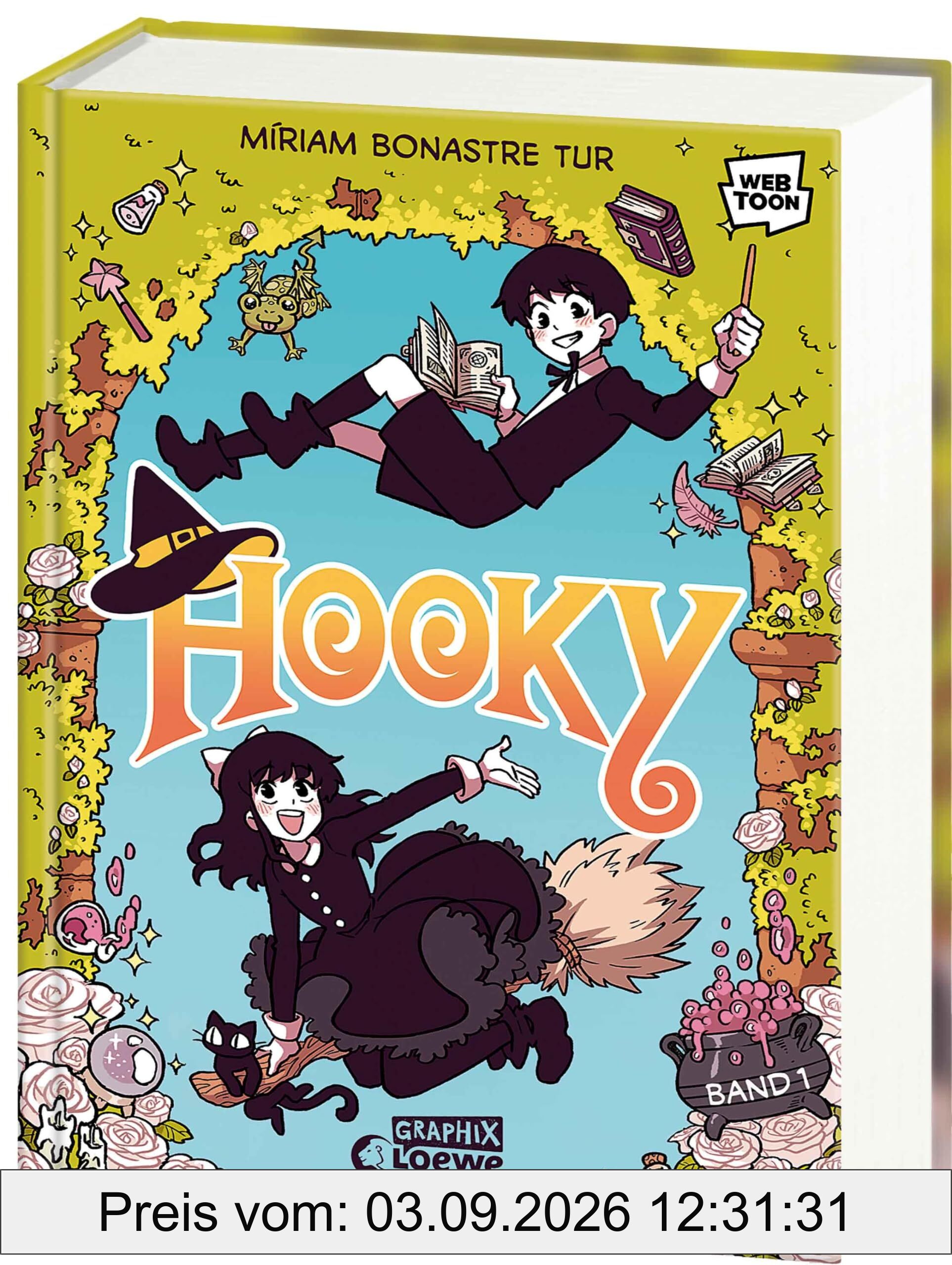 Hooky (Band 1): Der Webtoon-Erfolg endlich auf Deutsch und als hochwertiges Hardcover! - Freche Hexenzwillinge und eine erfrischend neuartige Welt erwarten dich - Für Kinder ab 10 Jahren