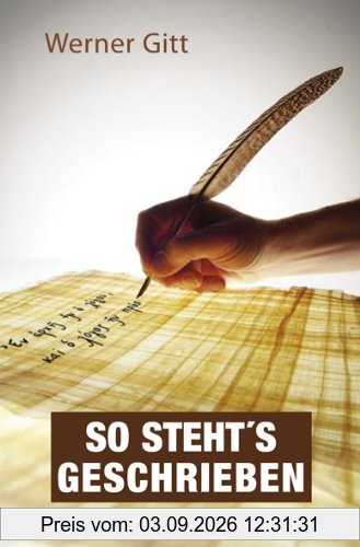 So steht's geschrieben