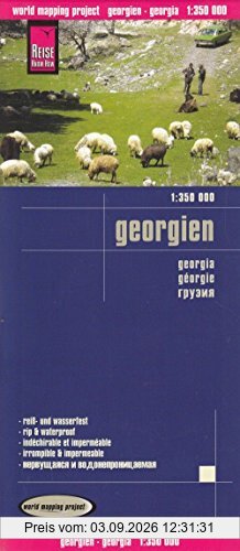 Reise Know-How Landkarte Georgien (1:350.000): world mapping project