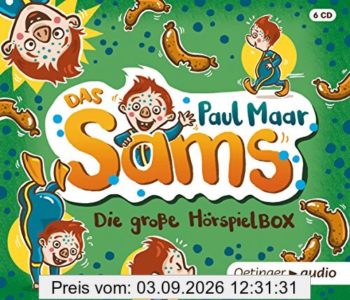 Das Sams. Die große Sams Hörspielbox (6 CD): Hörspiele, 314 Min.