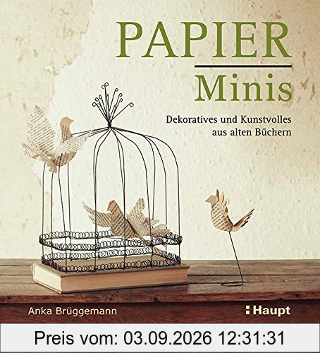 Papier-Minis: Dekoratives und Kunstvolles aus alten Büchern