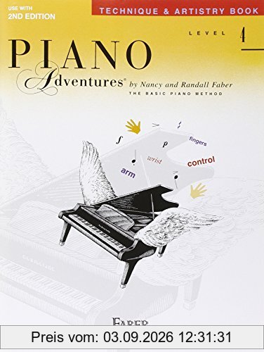 Piano Adventures, Level 4: Technique & Artistry Book