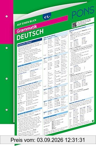 PONS Grammatik auf einen Blick Deutsch