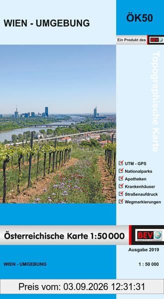BEV-Karte Wien Umgebung: Wien Umgebung