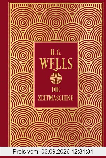 Die Zeitmaschine: Leinen mit Goldprägung