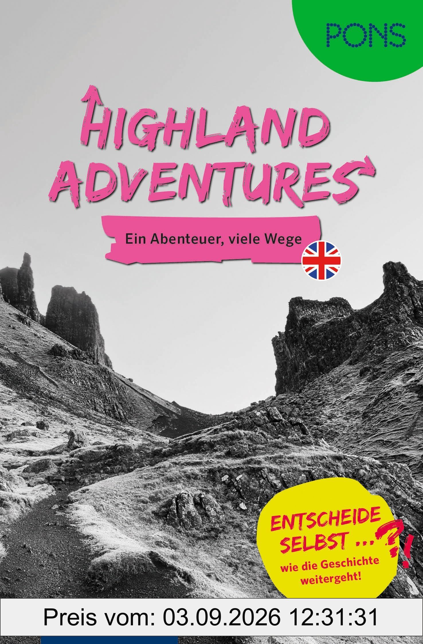 PONS Entscheide selbst ... Lektüre Englisch A2-B1 - Highland Adventures