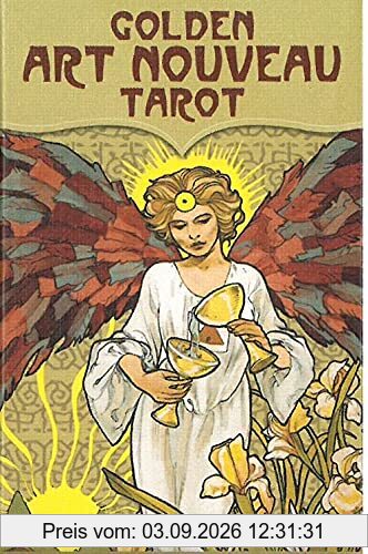 Golden Art Nouveau Tarot - Mini Tarot