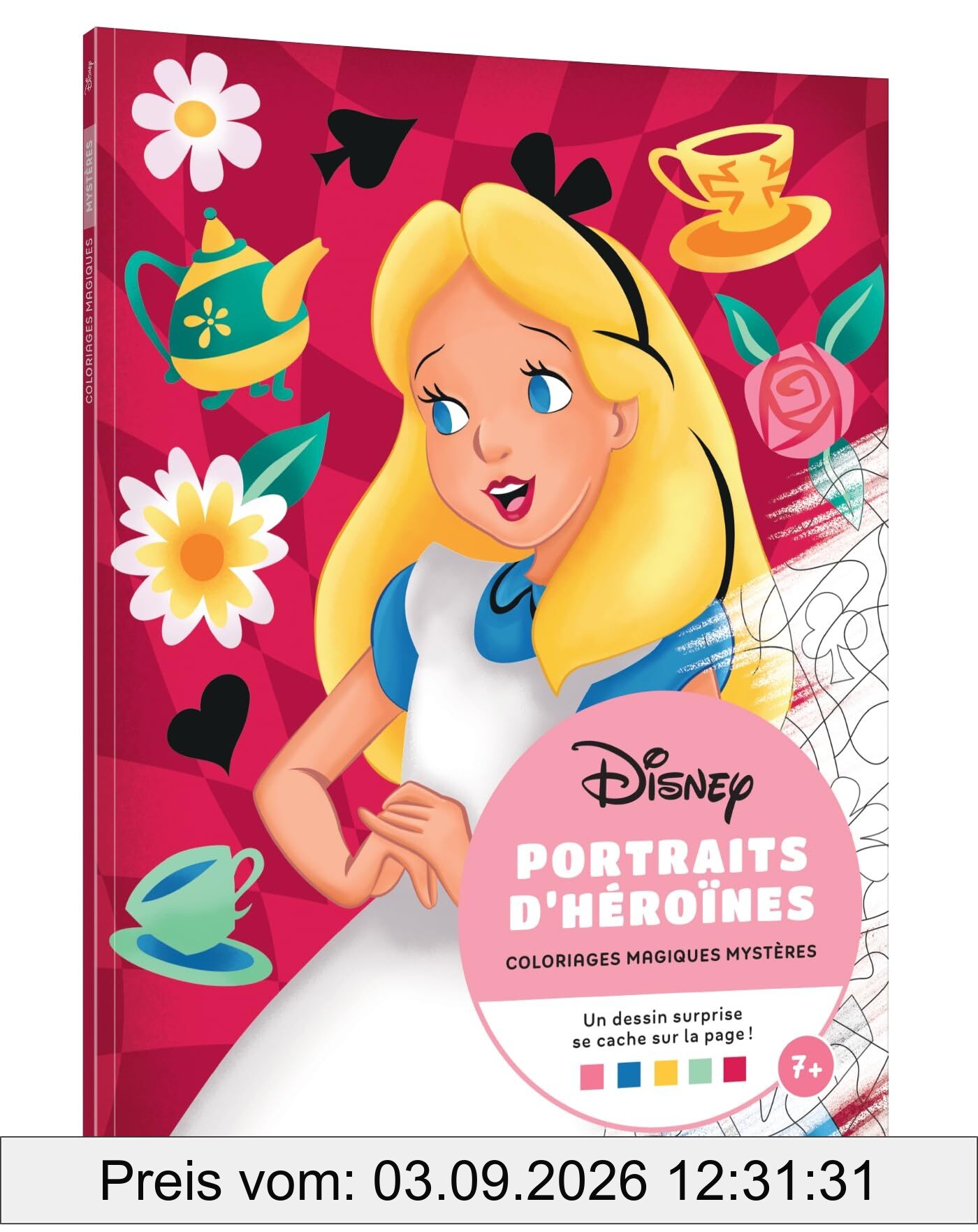 DISNEY : Mes Coloriages magiques : Mystères - Portraits d'héroïnes