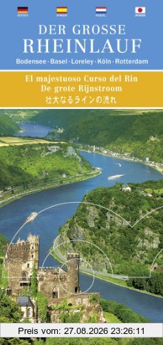 Der große Rheinlauf; viersprachig: deutsch, spanisch, niederländisch, japanisch