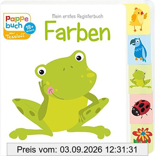 Mein erstes Registerbuch Farben (Bilderbuch ab 18 Monate)