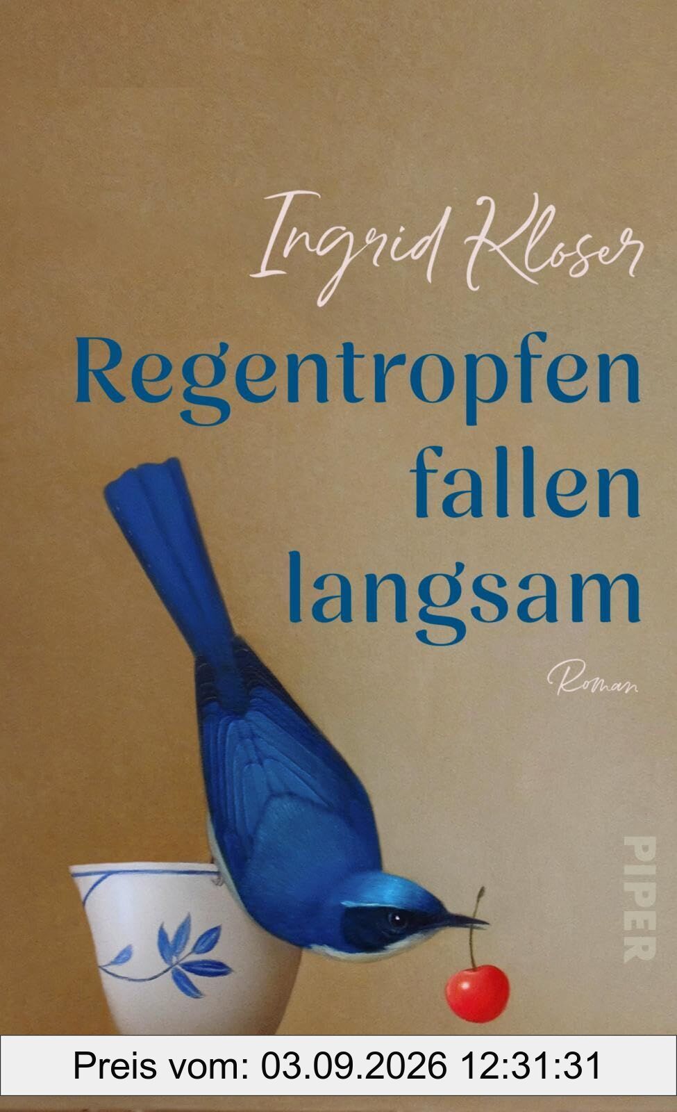 Regentropfen fallen langsam