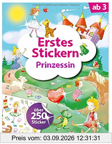 Erstes Stickern Prinzessin