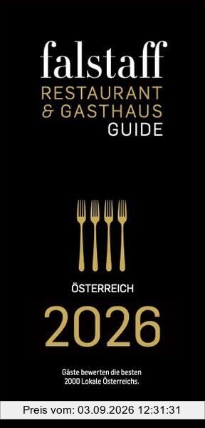 Falstaff Restaurant- & Gasthausguide AT 2026: Gäste bewerten die besten 2000 Lokale Österreichs.