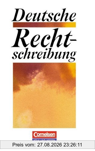 Deutsche Rechtschreibung: Wörterbuch