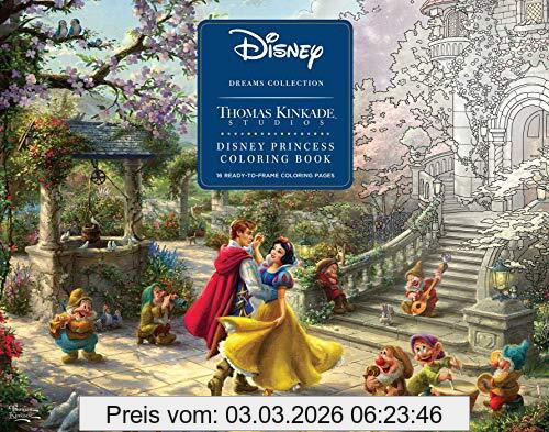 Disney Dreams Collection Thomas Kinkade Studios Disney Princess Coloring Poster