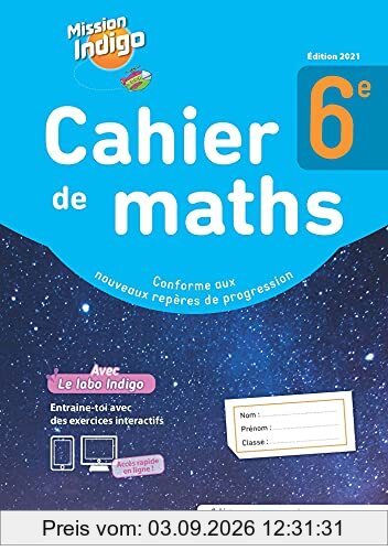 Cahier de maths 6e