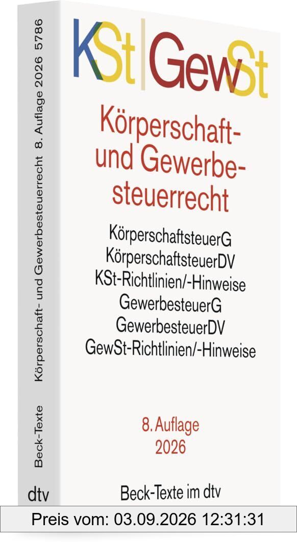 Körperschaftsteuerrecht / Gewerbesteuerrecht. KSt / GewSt