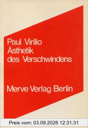 Ästhetik des Verschwindens