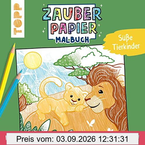 Zauberpapier Malbuch Süße Tierkinder