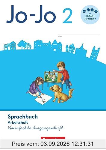 Jo-Jo Sprachbuch - Allgemeine Ausgabe 2024 - 2. Schuljahr: Arbeitsheft in Vereinfachter Ausgangsschrift