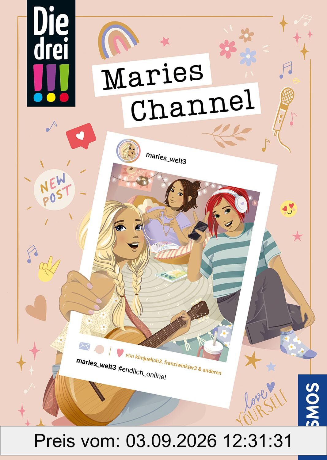Die drei !!!, Maries Channel, #endlich_online