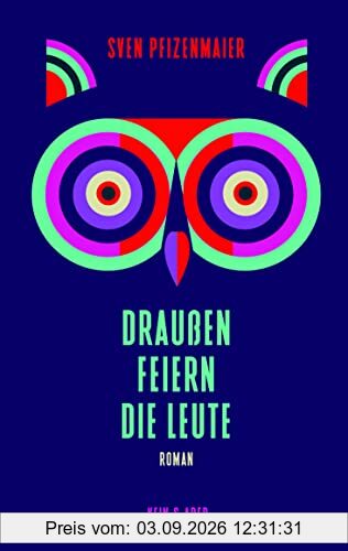 Draußen feiern die Leute