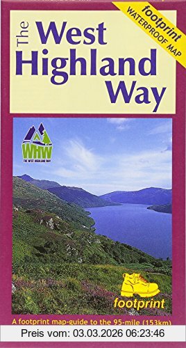unbekannt The West Highland Way (Footprint Map), A Footprint Map-Guide To The 95 Mile Route Between Milngavie And Fort William (Footprint Maps)