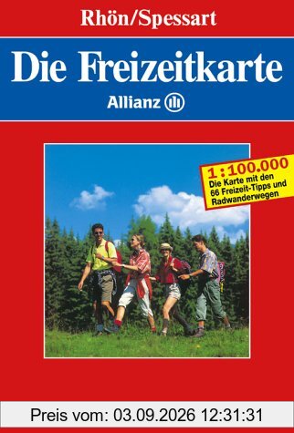 Die Freizeitkarte Allianz, Bl.20, Rhön, Spessart